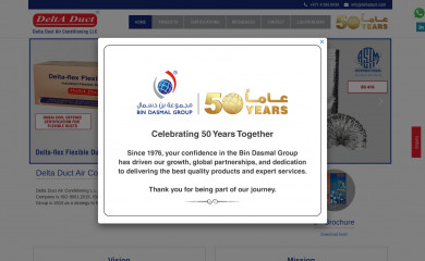deltaduct.com screenshot