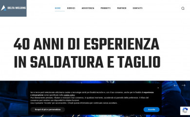deltawelding.it screenshot