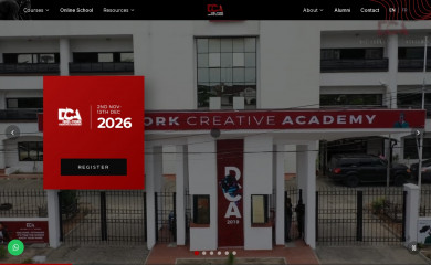 delyorkcreative.academy screenshot