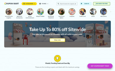 https://demo.couponthemes.net/coupon-mart/ screenshot
