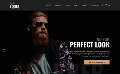 https://demo.arrowtheme.com/barber/ screenshot