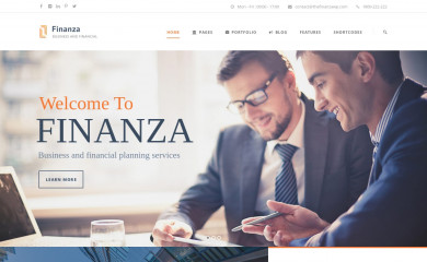 http://demo.goodlayers.com/finanza screenshot