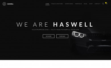 https://demo.exptheme.com/haswell screenshot