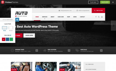 https://demo.proteusthemes.com/auto/ screenshot