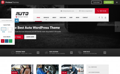 https://demo.proteusthemes.com/auto/ screenshot