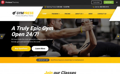 GymPress PT screenshot