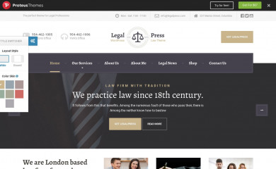 LegalPress by ProteusThemes screenshot