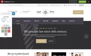 https://demo.proteusthemes.com/legalpress/ screenshot
