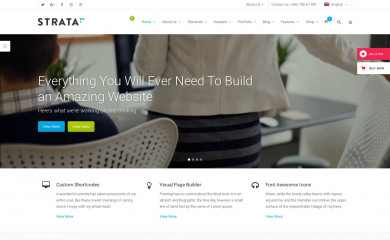 https://demo.qodeinteractive.com/strata/ screenshot