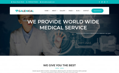 Galenical screenshot