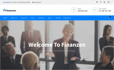 http://demo.yolotheme.com/finanzen screenshot