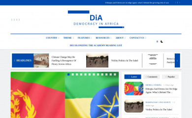 democracyinafrica.org screenshot