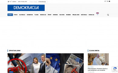 demokracija.si screenshot