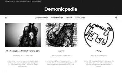 demonicpedia.com screenshot