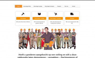 demonteurs.nl screenshot