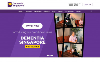 dementia.org.sg screenshot