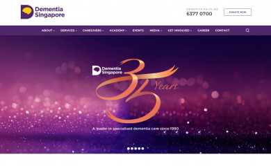 dementia.org.sg screenshot