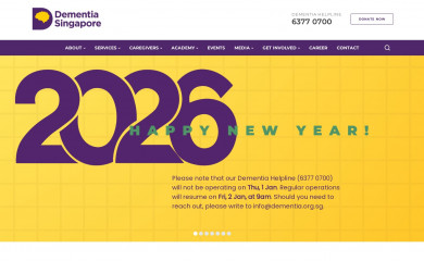 dementia.org.sg screenshot
