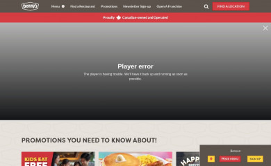 dennys.ca screenshot