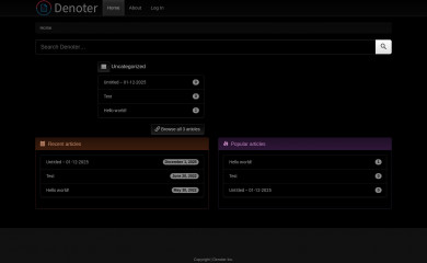 denoter.com screenshot