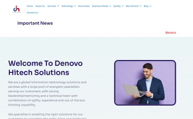 denovosoftsol.com screenshot