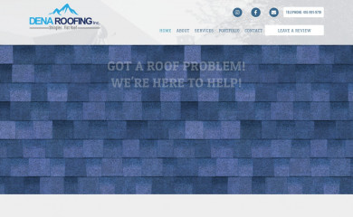 denaroofinginc.com screenshot