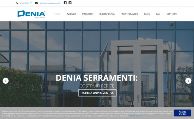 deniaserramenti.it screenshot
