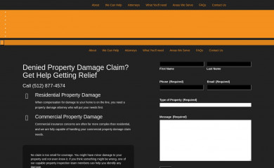 deniedpropertyinsurance.com screenshot