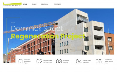 denisbyrnearchitects.ie screenshot