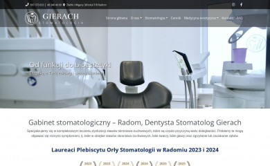dent.com.pl screenshot