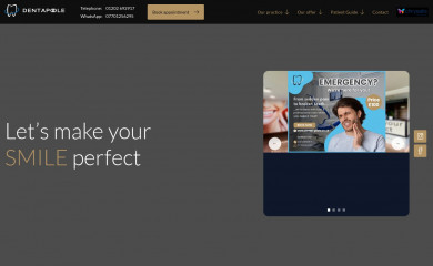 dental-poole.co.uk screenshot