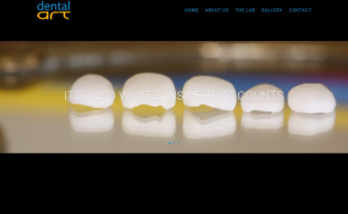 dentalart.ie screenshot