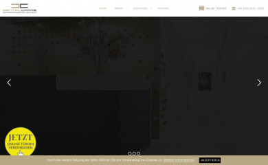dentalcarre.de screenshot