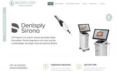 dentalclinic-fatima.com screenshot