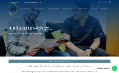 dentalelements.co.uk screenshot