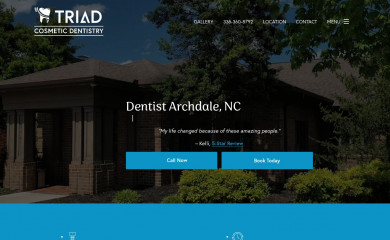 dentalimplantsnc.com screenshot