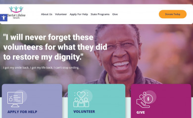dentallifeline.org screenshot