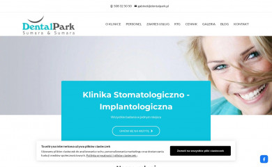 dentalpark-krakow.pl screenshot