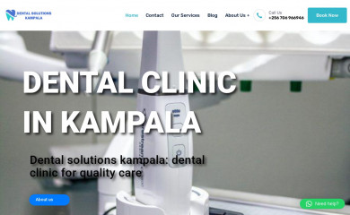 dentalsolutionskampala.com screenshot