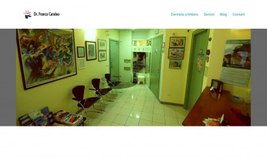 dentistacandeo.it screenshot