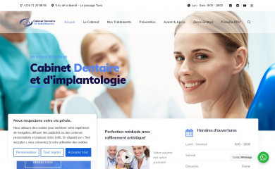 dentistetunisie.com screenshot