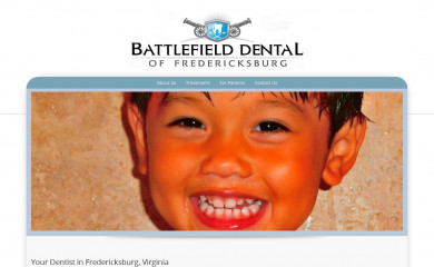 dentistinfredericksburg.com screenshot