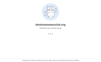 dentonwomansclub.org screenshot