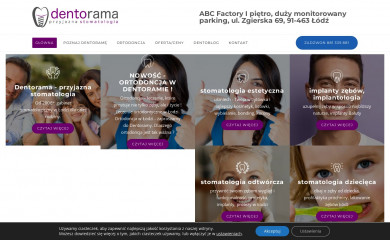 dentorama.pl screenshot