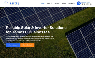 dentselectrical.co.za screenshot
