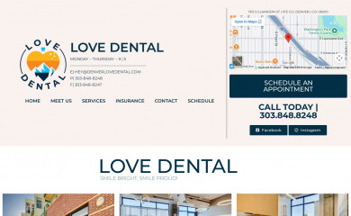 denverlovedental.com screenshot