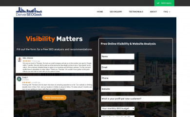 denverseoservice.net screenshot