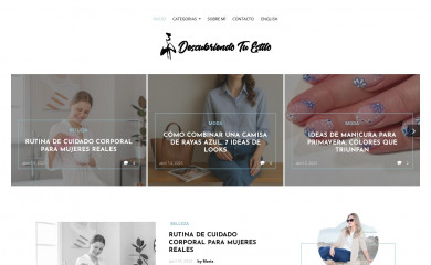 descubriendotuestilo.com screenshot