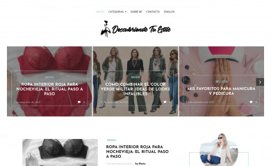 descubriendotuestilo.com screenshot