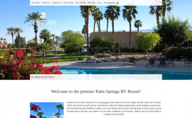 desertaireresort.com screenshot